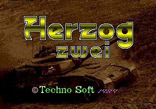 Herzog Zwei Title Screen